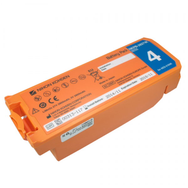 Batterie Dfibrillateur NIHON KOHDEN AED 3100 et 2100