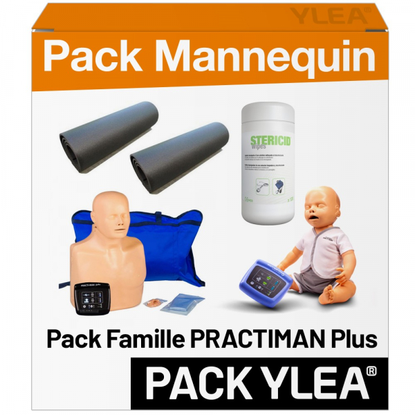 Pack Mannequins de Secourisme Famille PractiMan PCPR pour Formateur