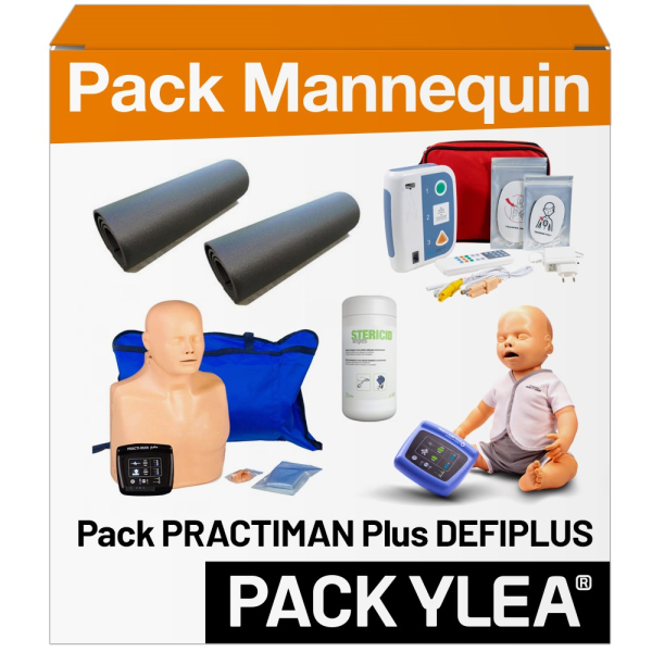 Pack Mannequins pour Formateur FAMILLE PRACTIMAN PCPR DEFIPLUS