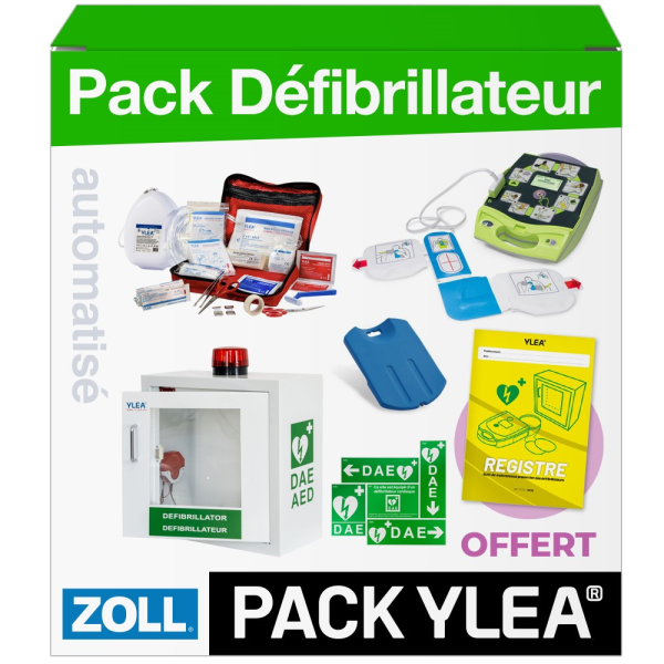 Dfibrillateur Automatique Zoll AED Plus avec Armoire et Kit de Secours