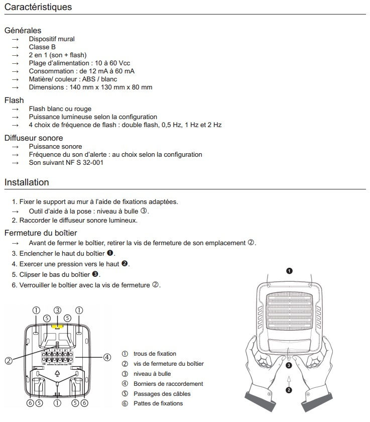 diffuseur-sonore-lumineux-fiche-technique diffuseur-sonore-lumineux-fiche-technique