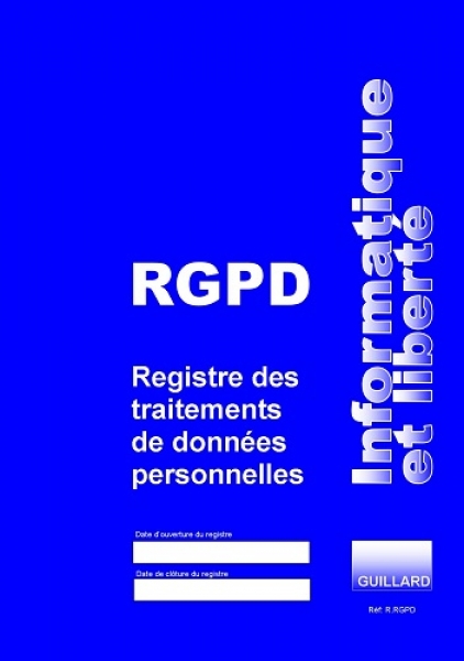 Registre RGPD Modèle CNIL
