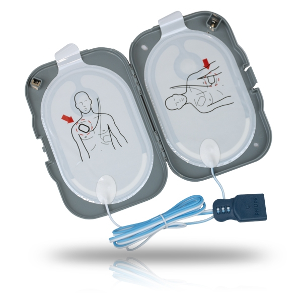 Electrodes de défibrillation adulte et pédiatrique PHILIPS HEARTSTART FRX SMART PADS II [REAPPRO 28/12/2022]