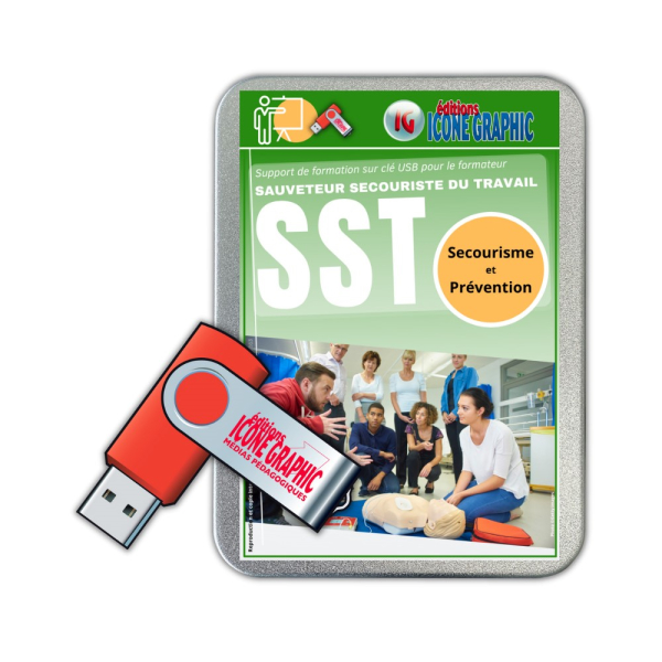Clé USB ICONE GRAPHIC pour Formateur SST