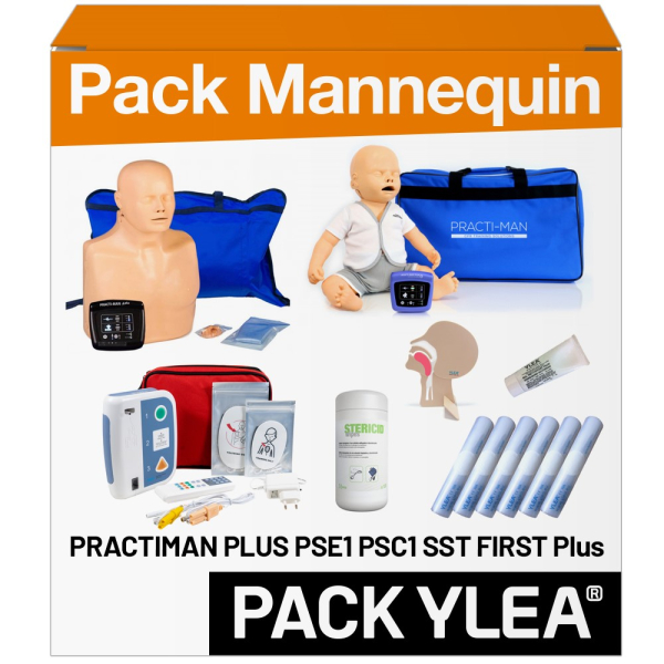 Pack mannequins de secourisme FAMILLE PRACTI-MAN PCPR First