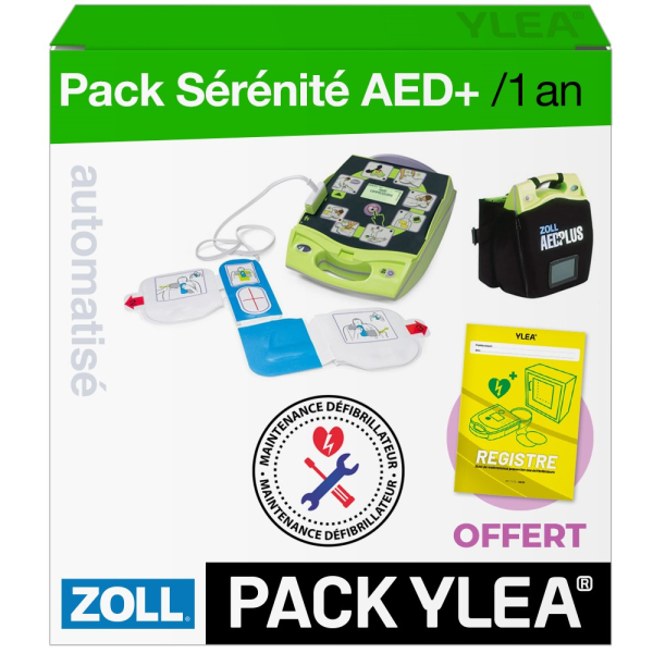 Défibrillateur automatique ZOLL AED+ PACK Sérénité 1 an