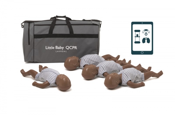 4 mannequins foncés Little Baby QCPR