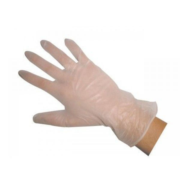 Silverline 675052 Paquet de 100 gants vinyle Grande taille 
