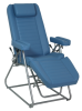 fauteuil de prélèvement avec repose jambes
