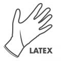 gant latex jetable poudré et non poudré pas cher de taille S,M,L et XL