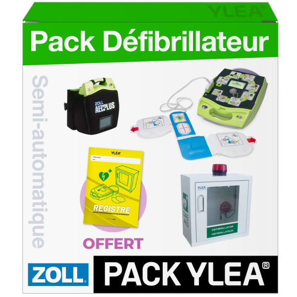Défibrillateur semi-automatique ZOLL AED Plus PACK + [RUPTURE DE STOCK]