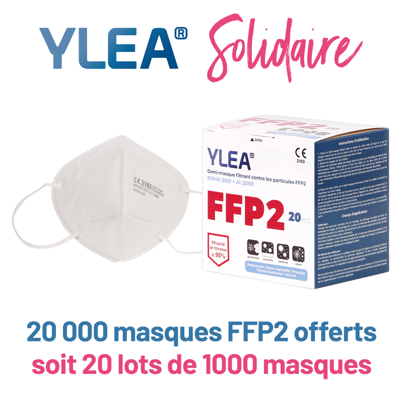 YLEA : Dons de 40 000 Masques FFP2