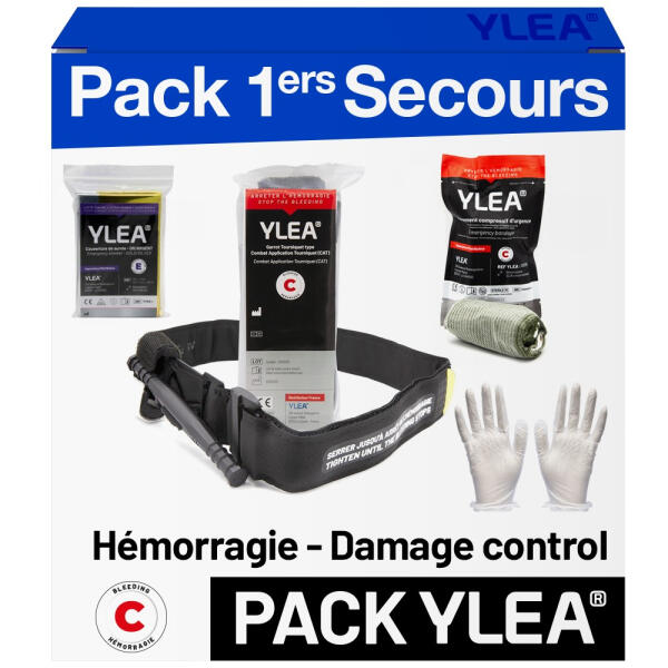 Kit Hémorragie Damage Control YLEA URGENCE Pas Cher pour Stopper les Saignements