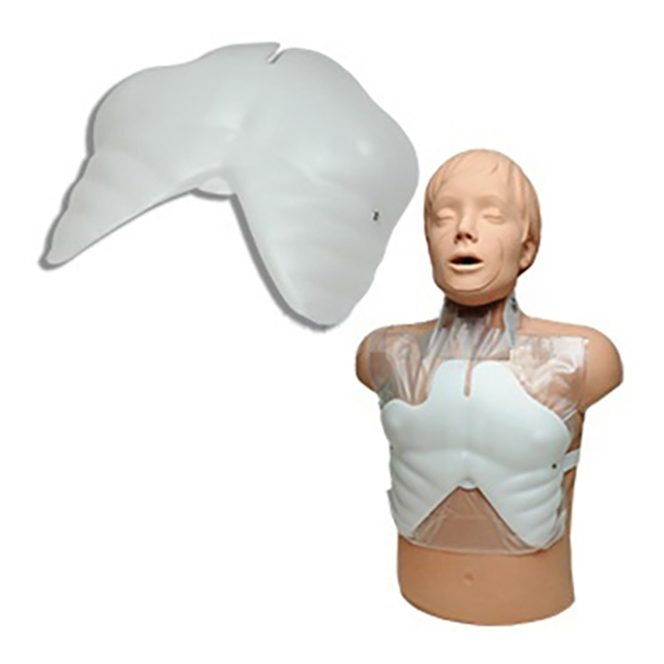 Plaque de Poitrine Blanche Torse Secourisme Nasco Simulaids