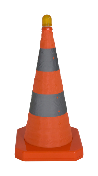 Cône de Balisage Pliable Lumineux