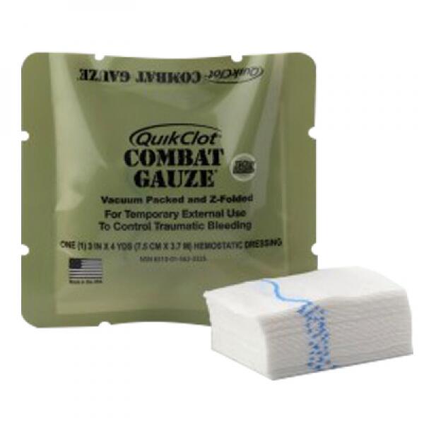Pansement Hémostatique Quikclot Combat Gauze