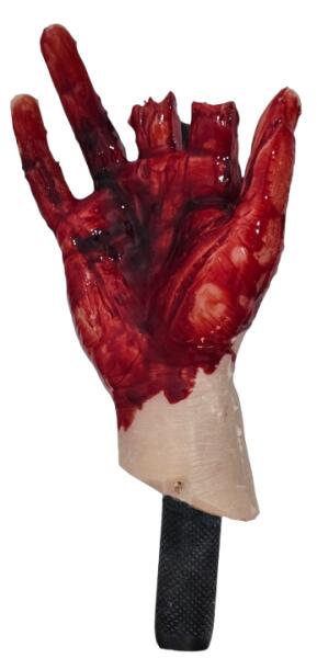 Main Déchiquetée avec Doigts Coupés Simulation Réaliste