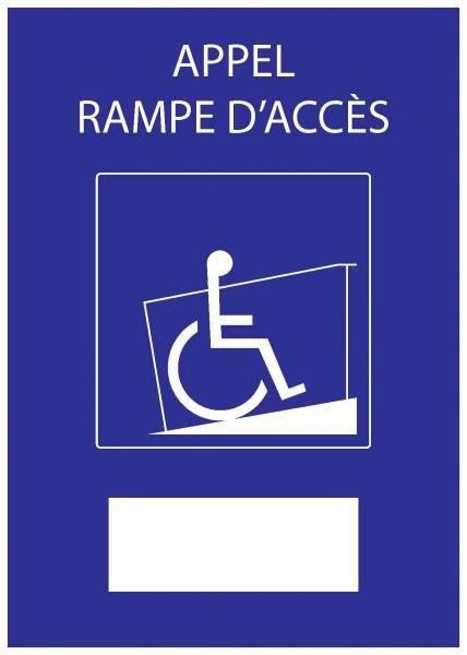 Kit Panneau Appel Rampe D'accès avec Sonnette