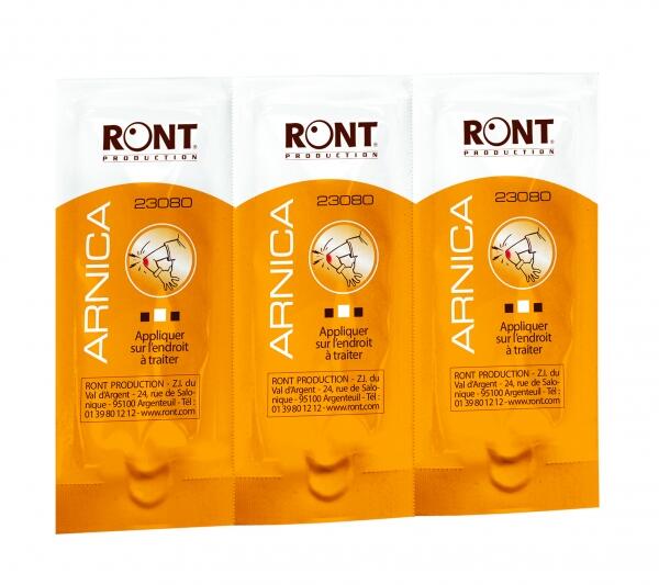 Lot de 3 Doses de Gel D'Arnica Fort pour Douleur et Choc