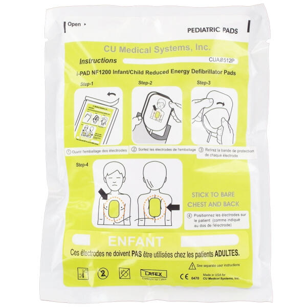 électrodes de Défibrillation Pédiatrique COLSON NF 1200