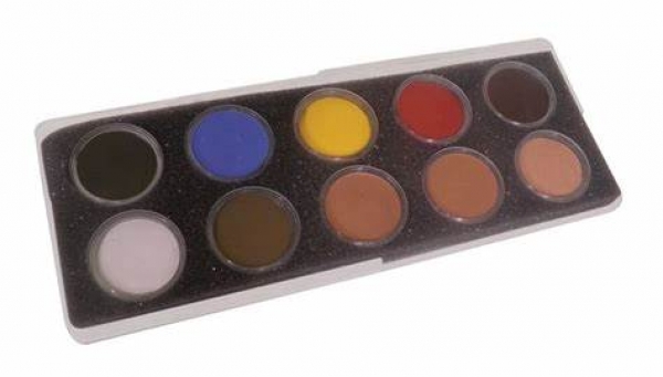 Palette Maquillage Secourisme 10 Couleurs - Professionnel