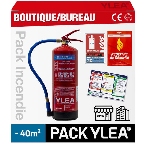 Kit Extincteur Professionnel ERP ou Bureau Moins de 40m²