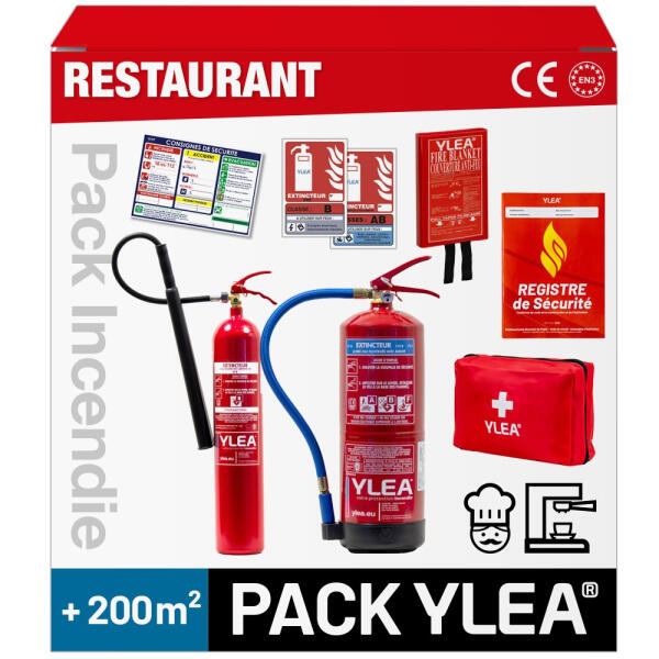 Kit Extincteur pour Restaurant de Plus de 200m²