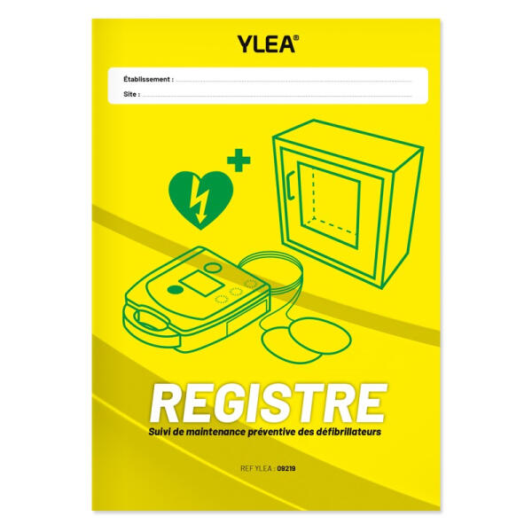 Registre de Maintenance Défibrillateur DAE