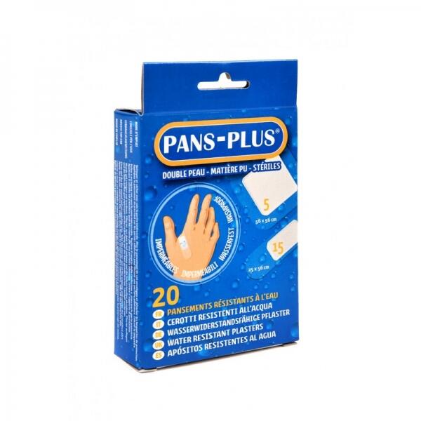 Lot de 20 Pansements Assortis Double Peau Résistants à L'eau