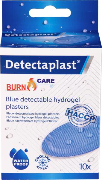 10 Pansements Bleus pour Brûlure BURN CARE de CEDERROTH