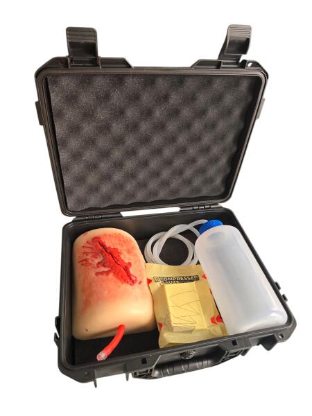 Simulateur de gestion des hémorragies - contrôle du saignement