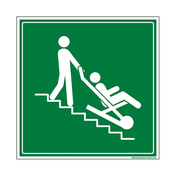 Panneau Signalétique Chaise D'évacuation