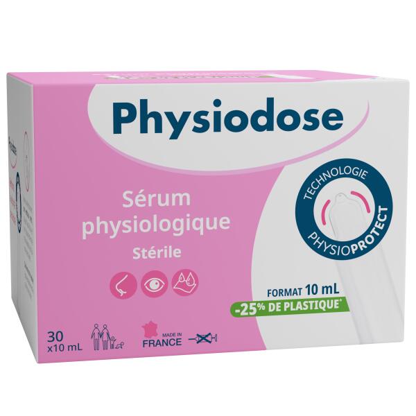 Sérum Physiologique - 30 Flacons de 10ml