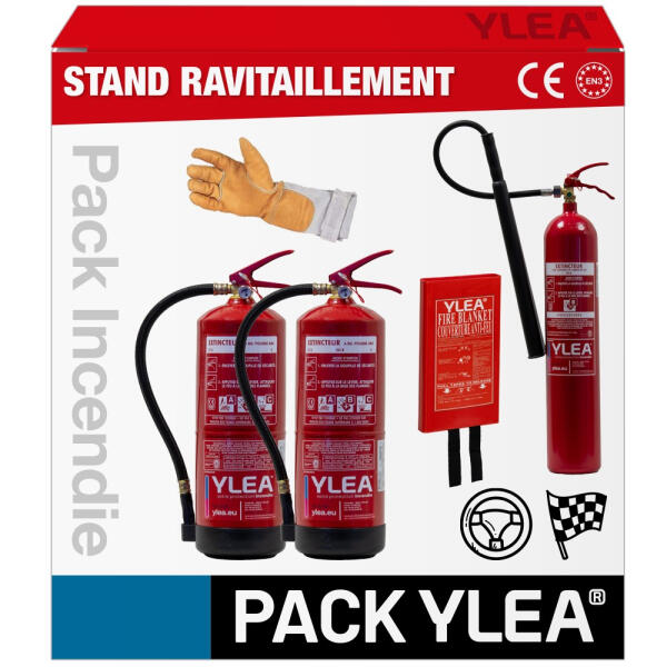 Kit Extincteurs Stand et Zone de Ravitaillement D'écurie de Course Pas Cher