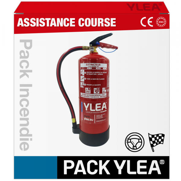 Extincteur 6kg Poudre ABC Assistance de Course Obligation FFSA et FIA