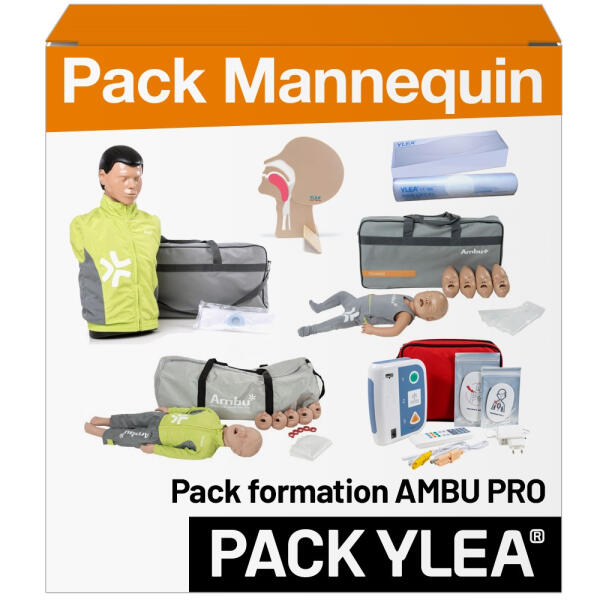 Pack Mannequins de Secourisme AMBU PRO pour Formateur