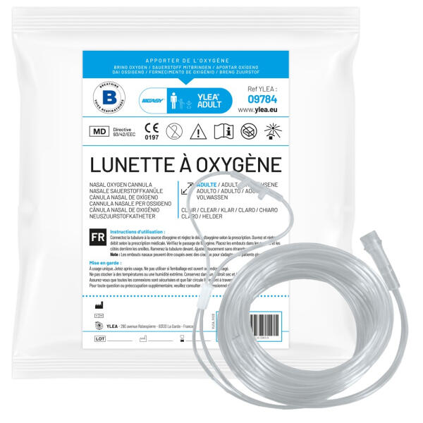 Lunette à Oxygène Adulte avec Tubulure 2m
