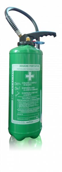 Douche de Sécurité Portative 6 Litres, Douche de Secours Potable