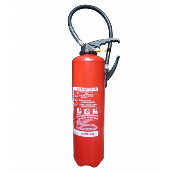 Extincteur à Eau Pulvérisée 9l avec Additif et Antigel - Fabrication Française