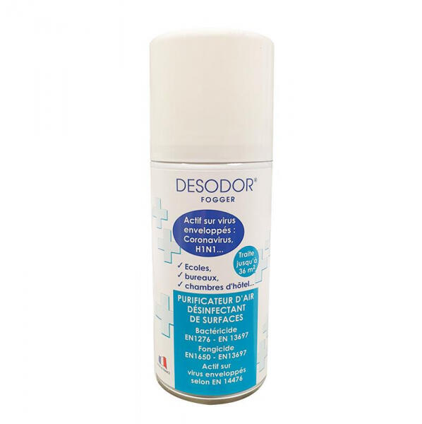 Bombe Aérosol Auto Percutante Virucide et Désinfectante 75ml