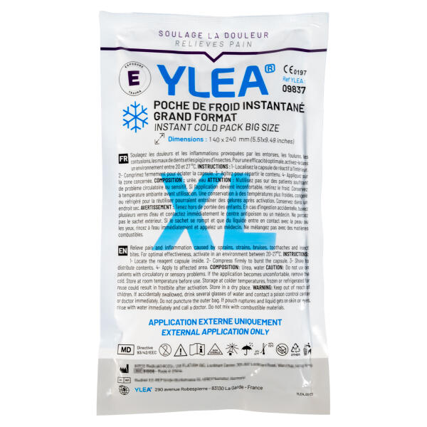 Pack de Froid Grand Format à Unsage Unqiue pour Genou