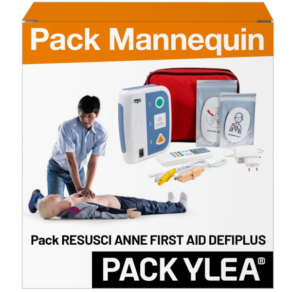 Pack Mannequin de Secourisme pour Formateur LAERDAL RESUSCI ANNE FIRST AID DEFIPLUS