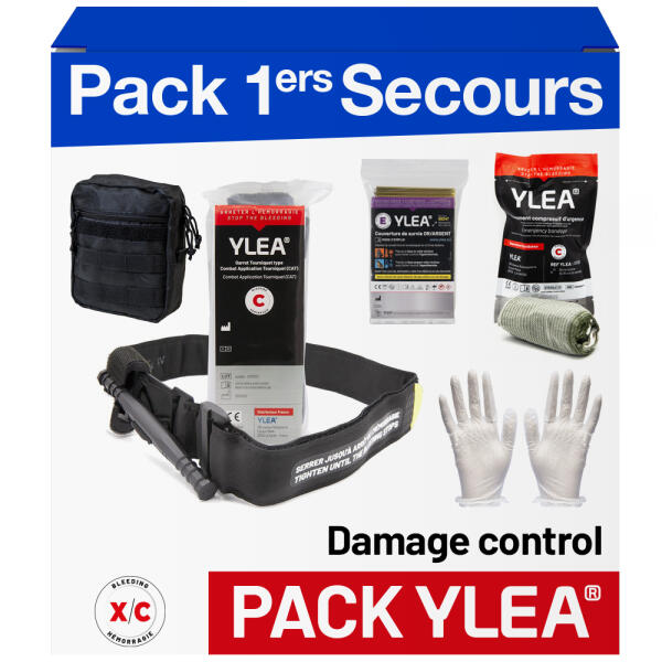 Pack Damage Control YLEA : Sauvez des Vies En Cas D'hémorragie