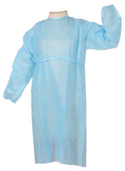 10 Blouses Jetables Bleues Transparentes