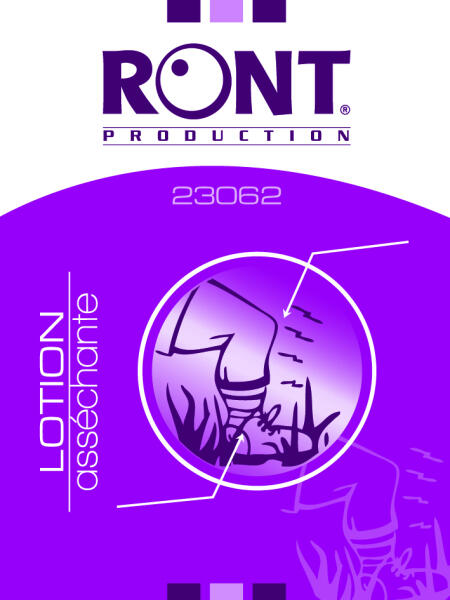 Lingette Lotion Asséchante RONT – Accélère la Cicatrisation des Plaies