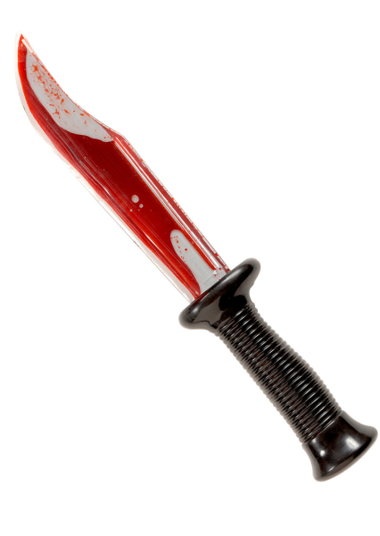 Couteau avec Faux Sang pour Simulations Au Secourisme Sans Risque