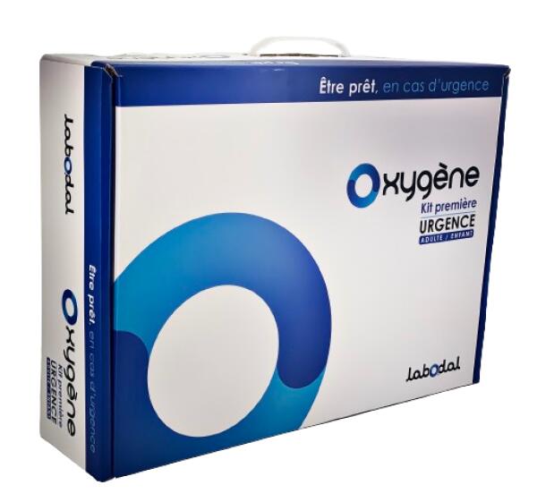  Kit Oxygénothérapie D'Urgence LABODAL - Administration oxygène Adulte/Enfant