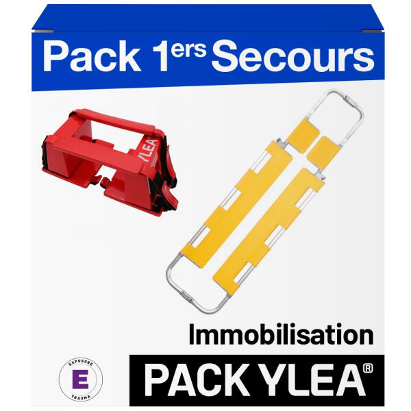 Immobilisation: Civière de Relevage et Immobilisateur de Tête En 2 Parties