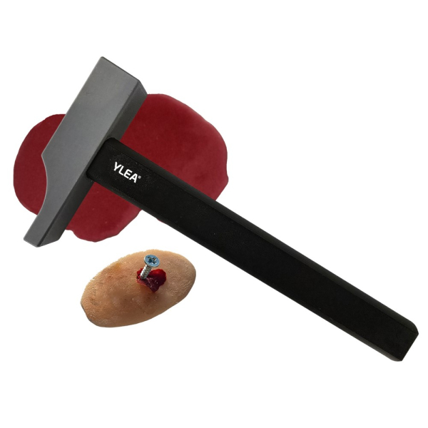 Faux Marteau, Plaie, Sang Réaliste - Kit Formateur Secourisme