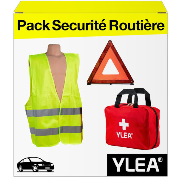 Sécurité Voiture : Triangle, Gilet Haute Visibilité et Trousse de Secours